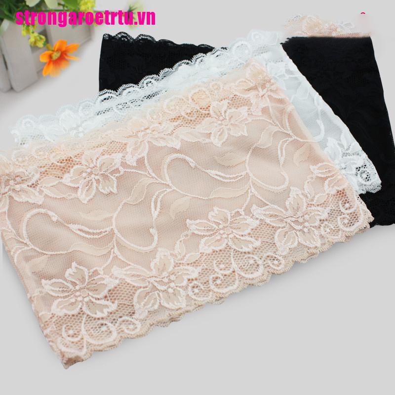 【strong】Women's Sexy Lace Crop Lingerie Bras Wrapped Strapless Padded Breathab