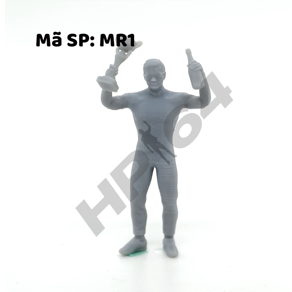 Mô hình nhân vật thô chưa sơn tỉ lệ 1/64 M Racer