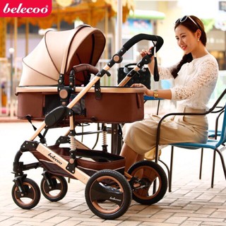 Xe đẩy belecoo 2 chiều chính hãng