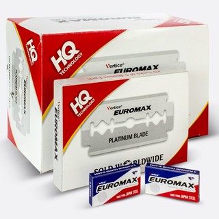 1 Hộp 10 Lưỡi lam - Dao Lam Cạo Râu Euromax