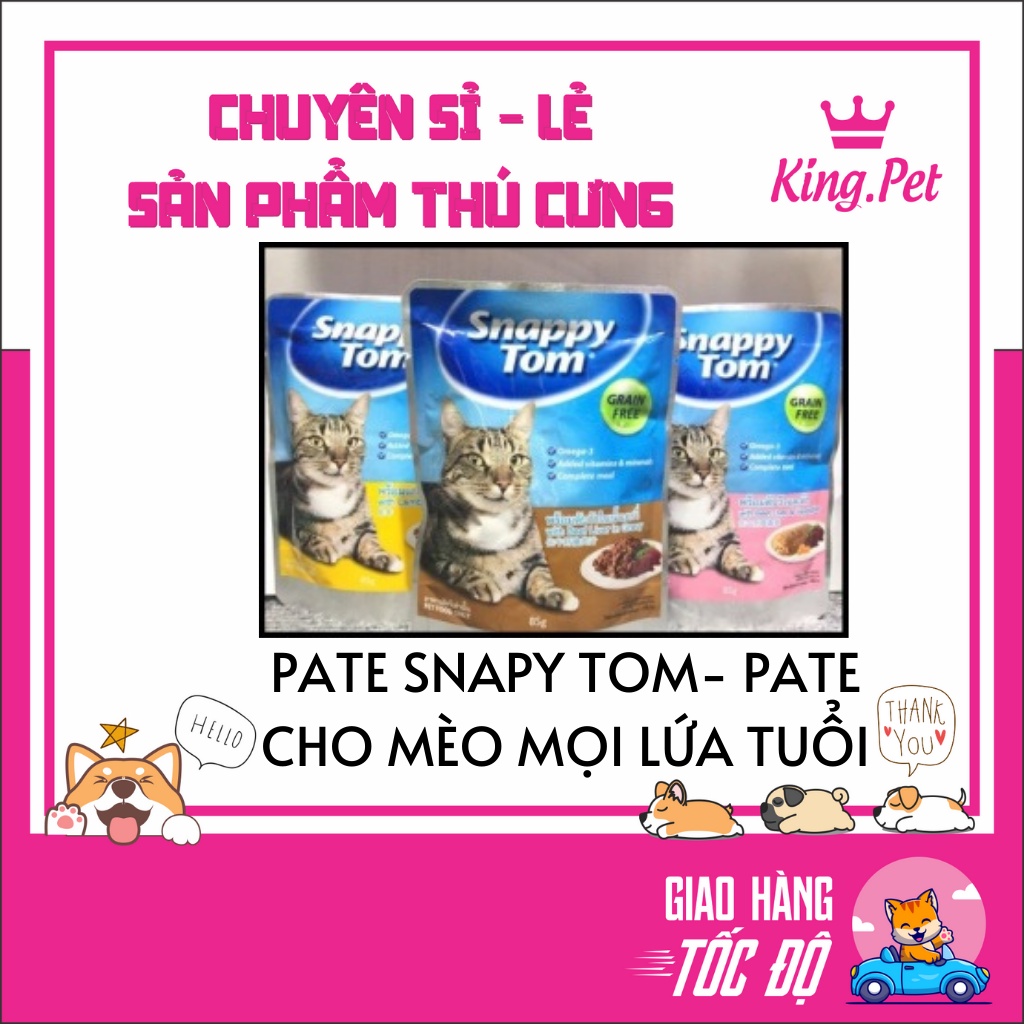 PATE SNAPY TOM- PATE CHO MÈO MỌI LỨA TUỔI