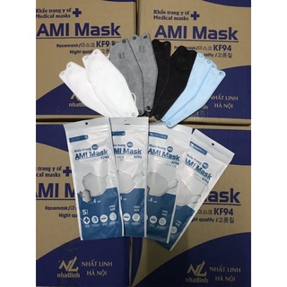Thùng 300 chiếc khẩu trang ami 4d kf94 mask