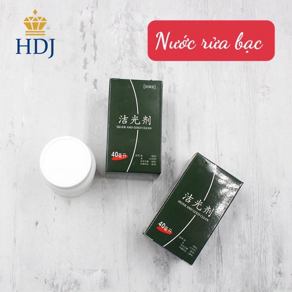 Nước rửa trang sức bạc, nước rửa bạc - Trang Sức HDJ