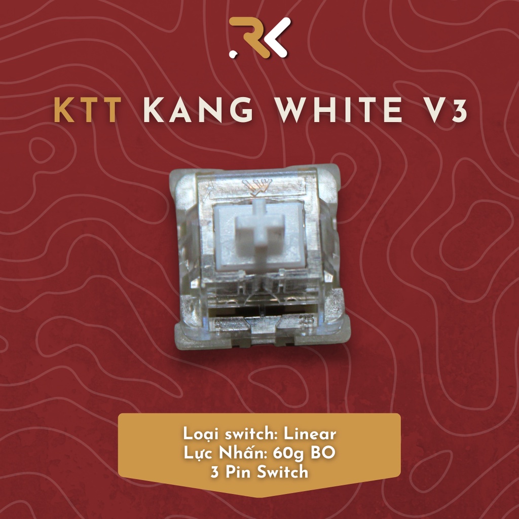 Switch KTT Kangwhite V3 Batch 2022 mới nhất | Công tắc phím cơ custom | Rekeyboard
