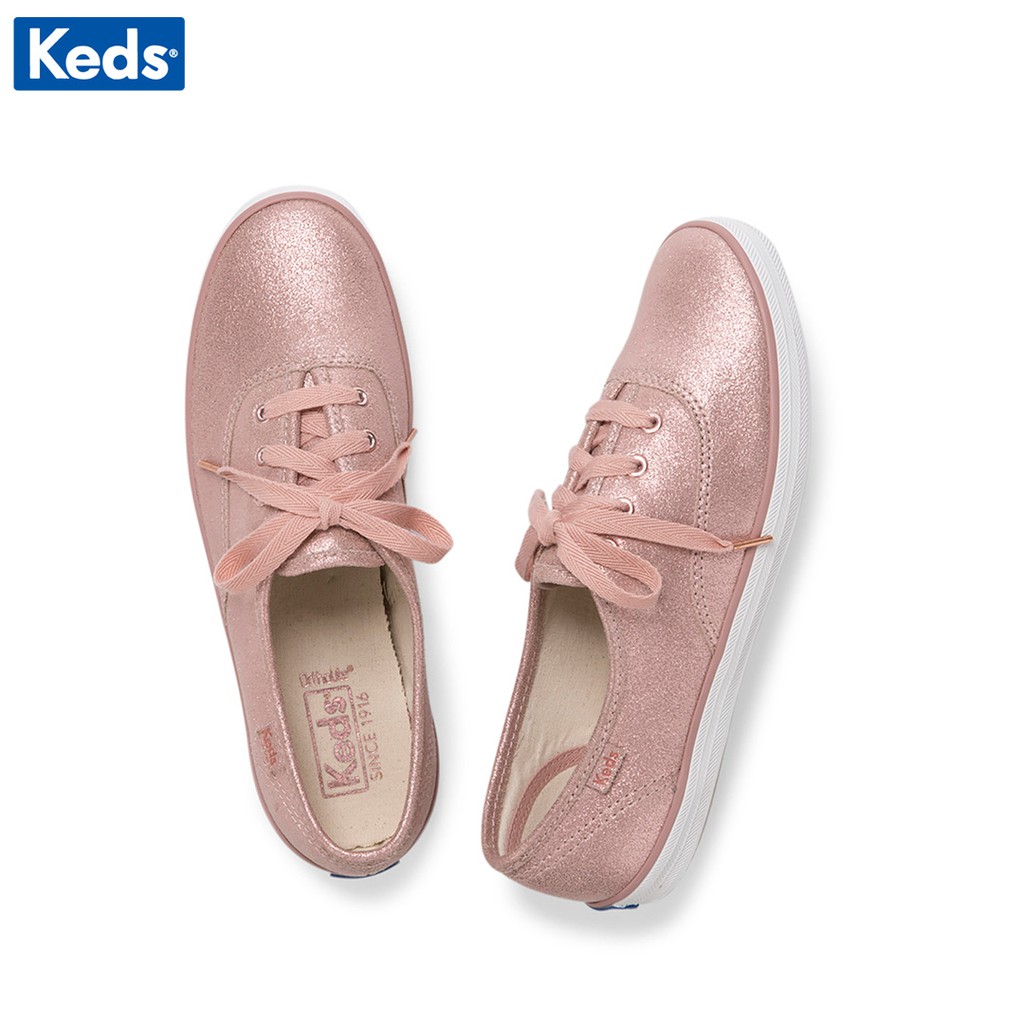 Giày Keds Nữ - Champion Glitter Suede Rose - KD058932