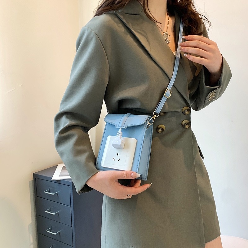 One Túi Đeo Chéo Hình Vuông Nhỏ Phong Cách Phương Tây Thời Trang Mùa Xuân 2022 GYLXB076