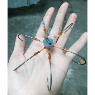 Lưỡi câu lục tỳ thép đen chì thường dize 8.10.12.14.16