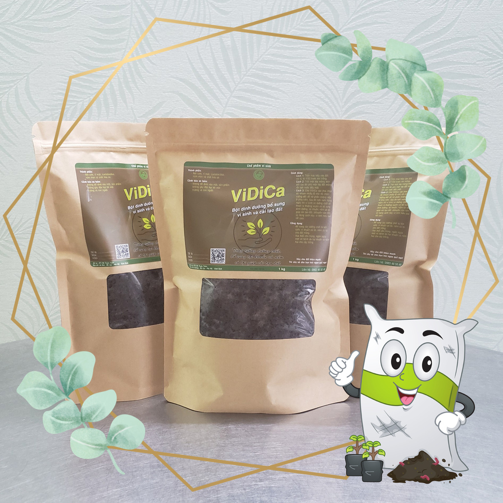 ViDiCa - Bột dinh dưỡng cải tạo đất trồng