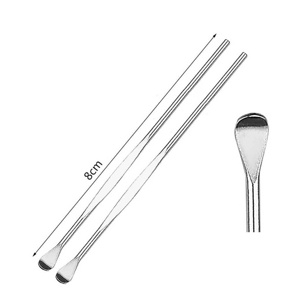 ●Bộ 5 Dụng Cụ Lấy Ráy Tai Dạng Xoắn Ốc Bằng Thép Không Gỉ Kèm Hộp Đựng