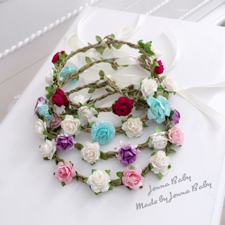 Băng đô hoa hồng handmade