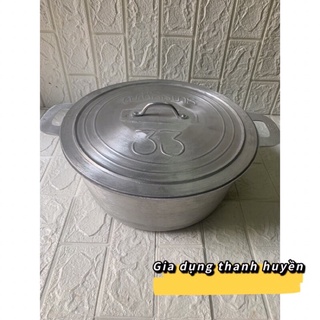 Nồi gang miên đúc 33cm gang nguyên cất 100%
