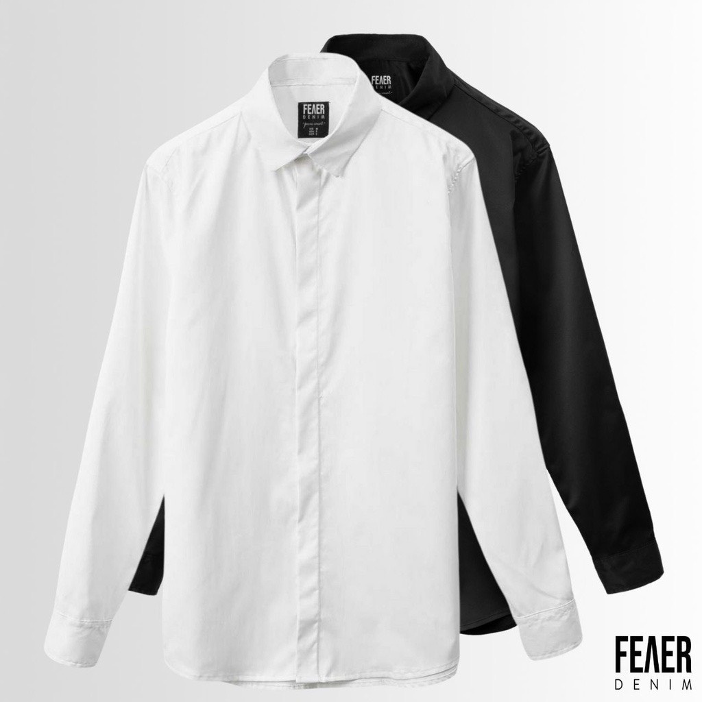 Áo sơ mi nam tay dài nam FEAER chất lụa thoáng, cao cấp Basic Long Sleeve - Hàng mới về