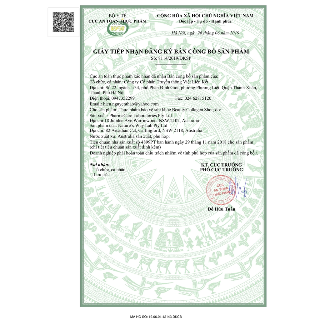 Beauty Collagen Shot, Collagen tươi dạng nước, 10x50ml | BigBuy360 - bigbuy360.vn