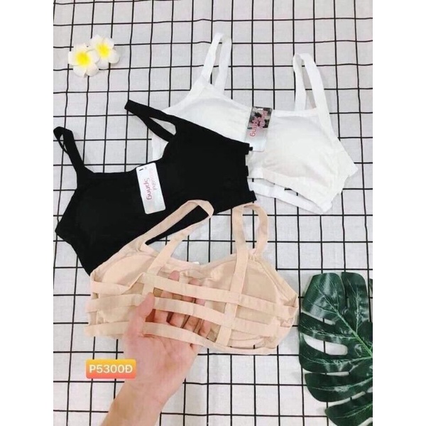 {Fs35-50kg} Áo bra 3 quai ngang lót ngực bé gái
