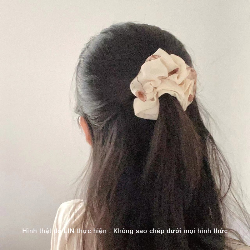 Scrunchies Cột Tóc LIN Hình Gấu Dễ Thương