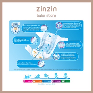 Tã dán, bỉm dán HUGGIES bịch đại size M76/L68/XL62/XXL56