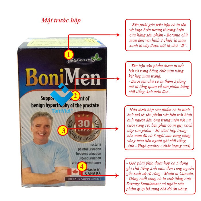 CHÍNH HÃNG CƠ TEM TÍCH ĐIỂM BONIMEN BONI MEN USA H30V | BigBuy360 - bigbuy360.vn