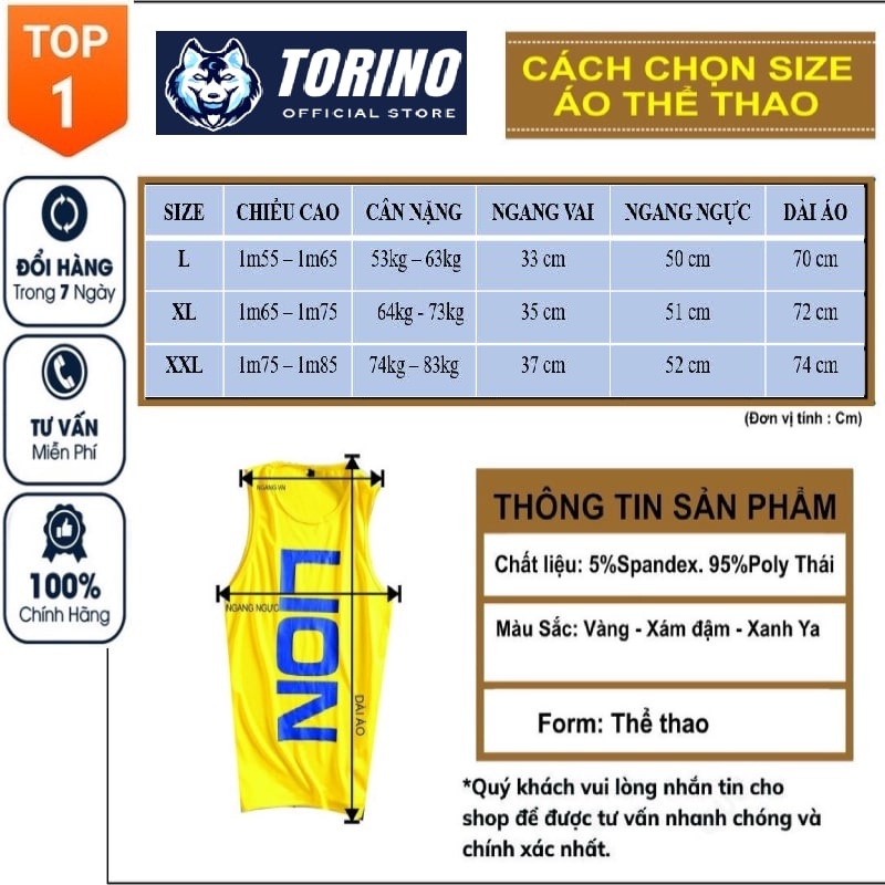 Áo ba lỗ nam 𝐋𝐈𝐎𝐍, chất liệu thoáng mát tập gym ,chơi thể thao, chạy bộ