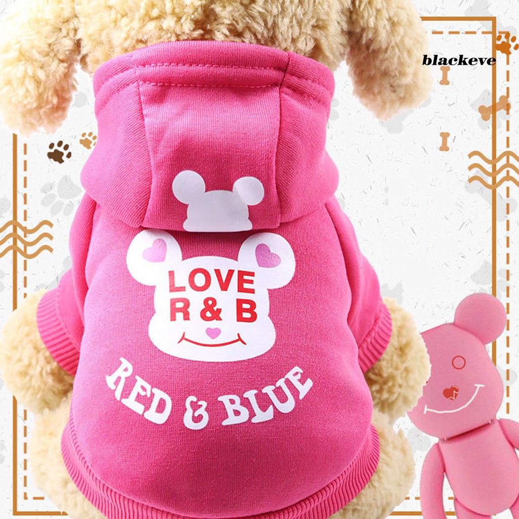 Áo hoodie dày có nút bấm giữ ấm xinh xắn đáng yêu dành cho thú cưng
