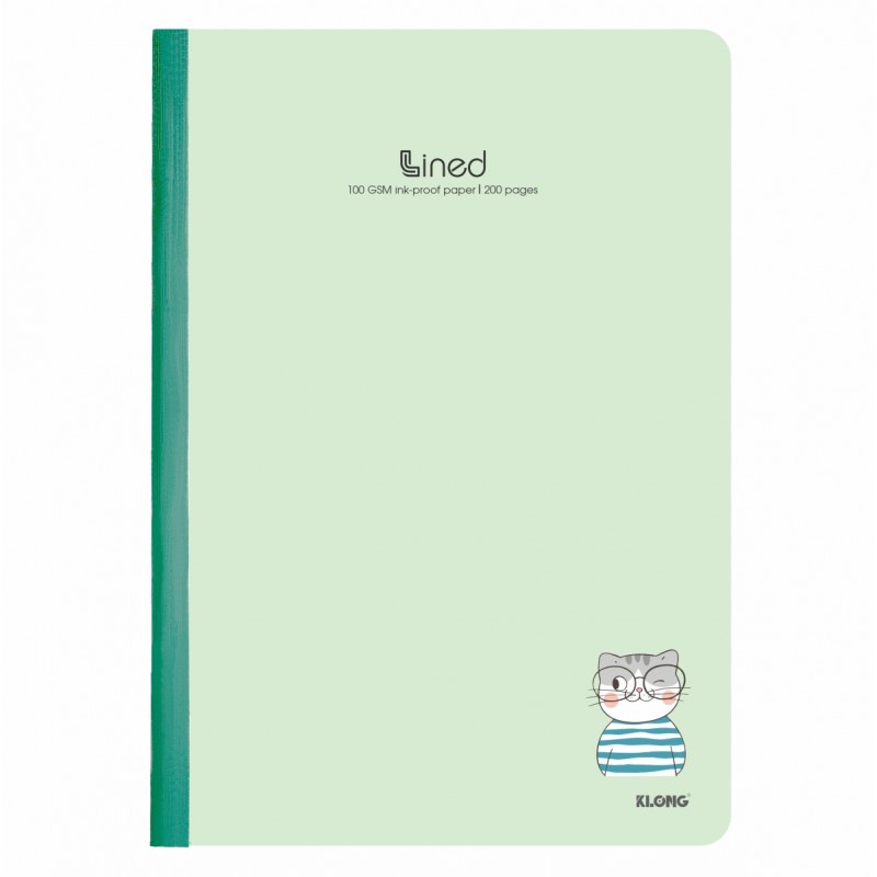 Sổ kẻ ngang may dán gáy A4 200 trang 100/76; MS: 848