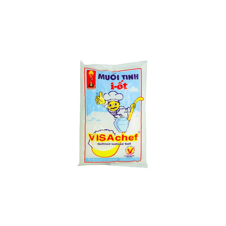 Muối tinh i-ốt Visachef 1kg