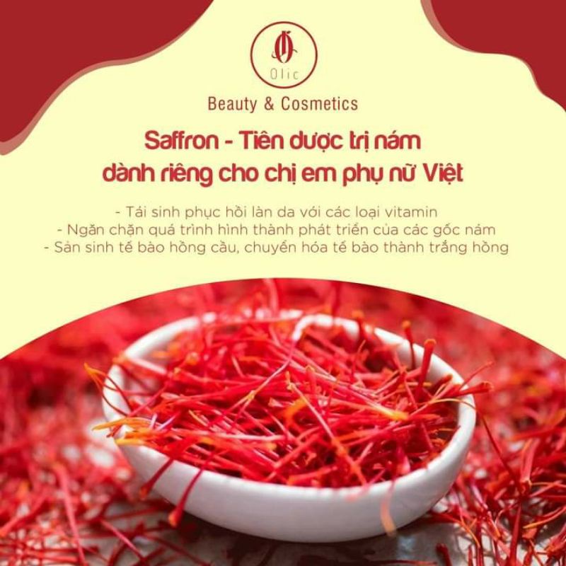 [Chính Hãng] SERUM COLLAGEN SAFFRON TÁI SINH 7 DAY OLIC (huyết thanh truyền trắng olic mẫu mới) | BigBuy360 - bigbuy360.vn