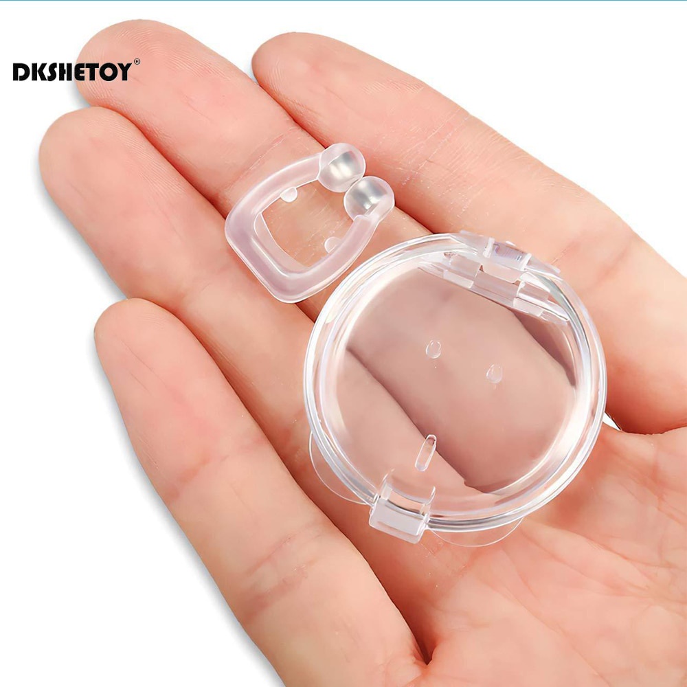 Bộ 4 Kẹp Mũi Chống Ngáy Bằng Silicone Có Nam Châm