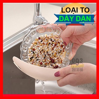 Muỗng vo rửa gạo hạt, rổ vo gạo, dụng cụ gạn nước vo gạo tiện lợi