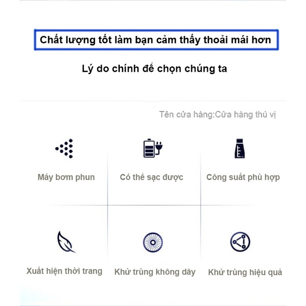 Máy khử trùng phun Portable Nano Atomizer