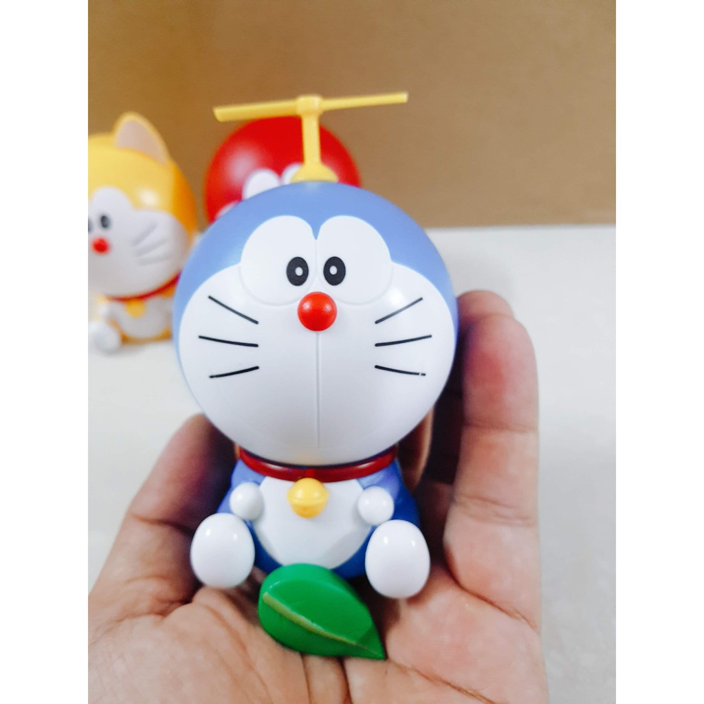 Đồ chơi mô hình Doraemon - bộ 3 bé màu xanh, đỏ, vàng