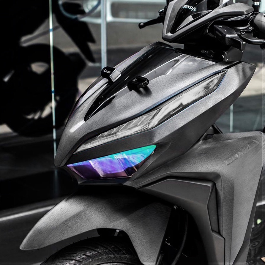 Decal CHÓA ĐÈN Vario 125 150 cao cấp chuyển màu cánh cam bảo vệ CHÓA ĐÈN VARIO
