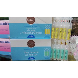 Nước muối kháng viêm Gifrer Pháp tép vàng xanh