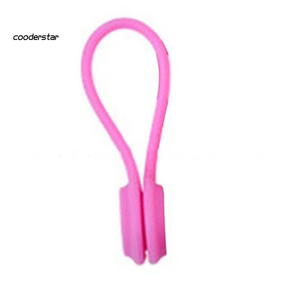 Dây silicon buộc cáp sạc / tai nghe có đầu nam châm chắc chắn