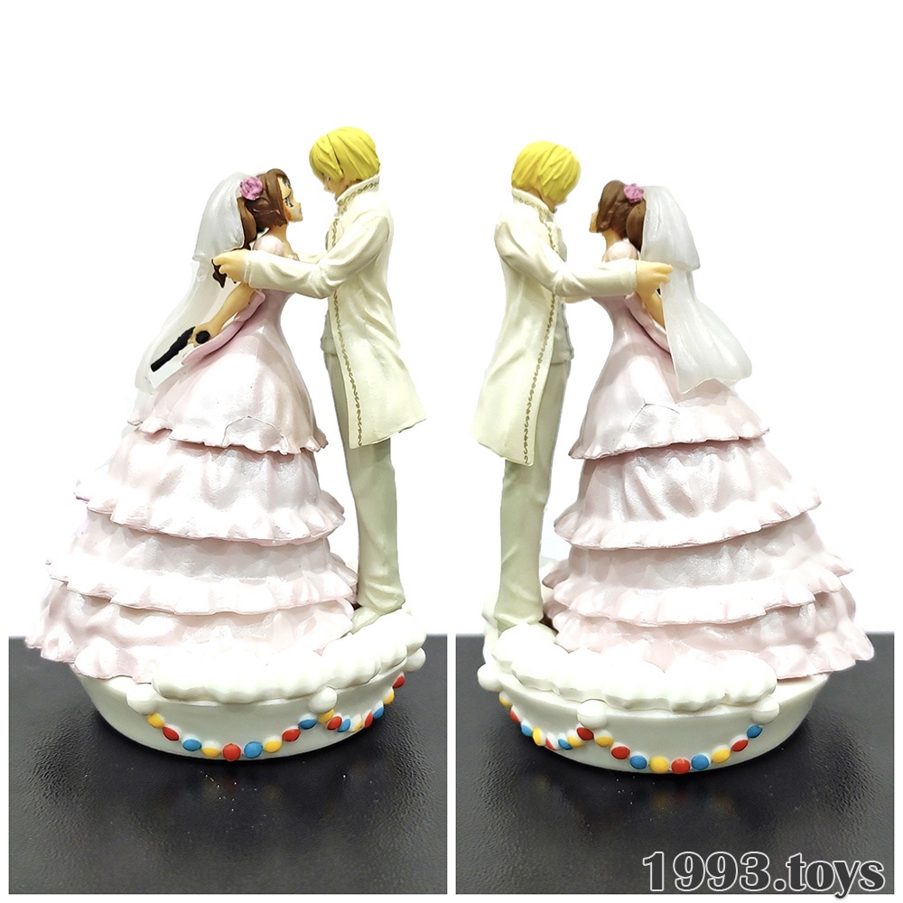 Mô hình chính hãng Megahouse Figure One Piece Logbox Re Birth Whole Cake Island - Sanji x Charlotte Pudding