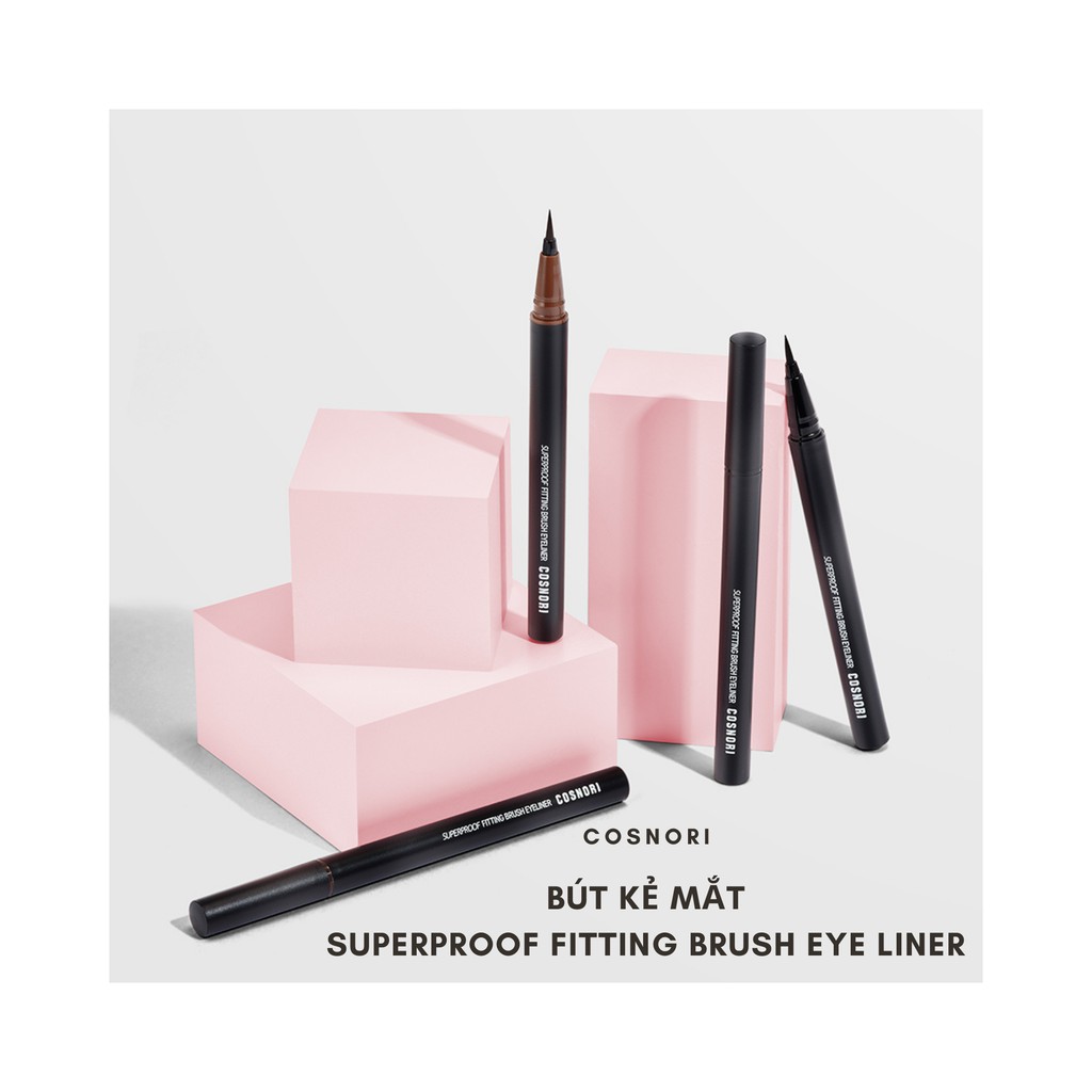 Bút Kẻ Mắt sắc nét siêu mảnh Superproof Fitting Brush Eyeliner 0.6g