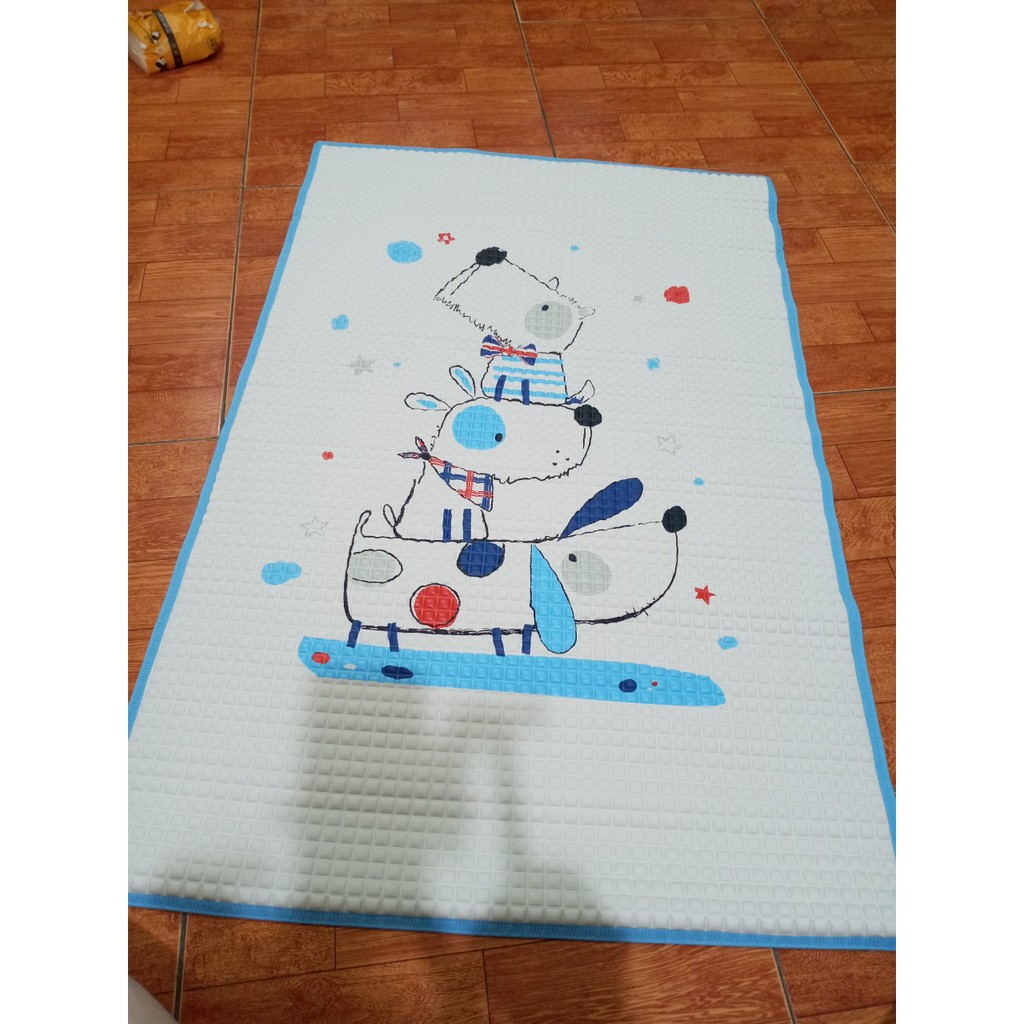 Chiếu cao su non - chiếu điều hòa cao su non cho bé thông hơi thoáng khí kích thước 60X90cm