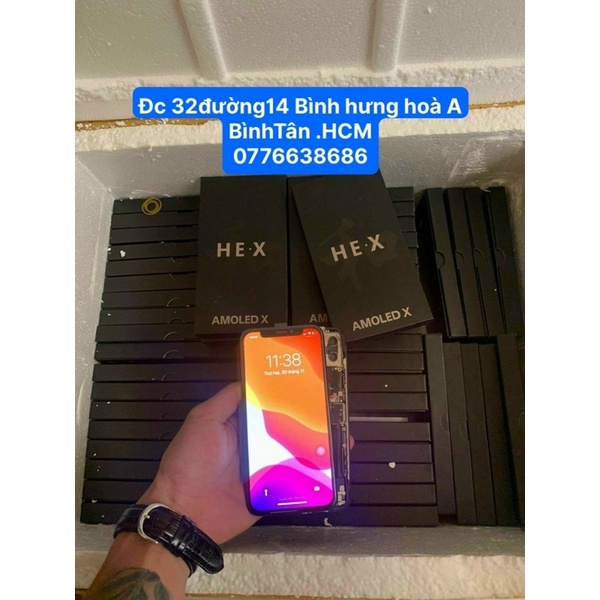 màn hình iPhone- Xs (oled- hex ) (Ảnh thật Shop tự chụp 100 %)