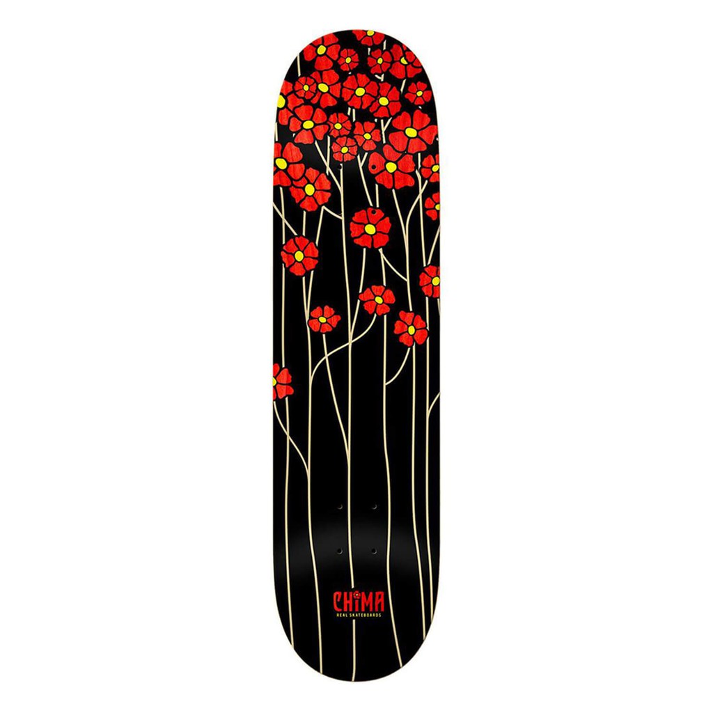 Mặt ván trượt chuyên nghiệp Mỹ- REAL CHIMA POPPY REDUX DECK (Random color)