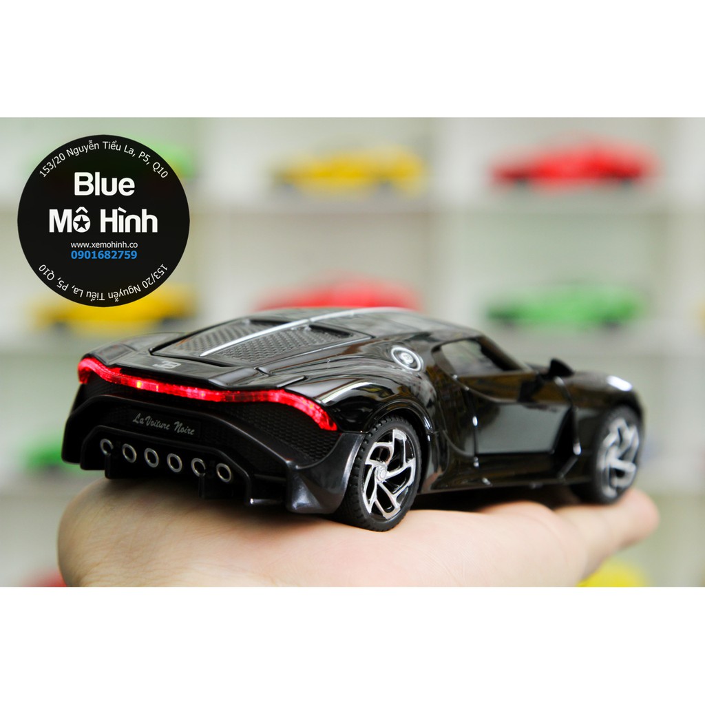 Xe mô hình Bugatti La Voiture Noire Carbon 1:32
