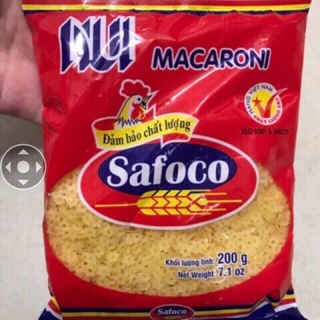 Nui Safoco gói 200gr nui sao / ống / chữ C