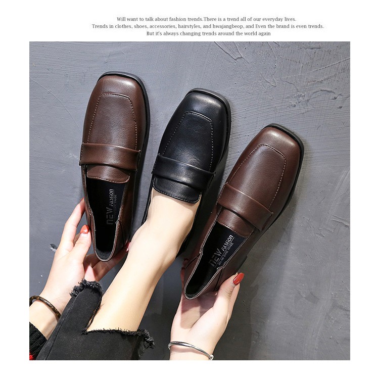 Giày Nữ Ulzzang Đế 2cm Da Mềm Thời Trang Hot 2021 MPS239 - Mery Shoes | BigBuy360 - bigbuy360.vn