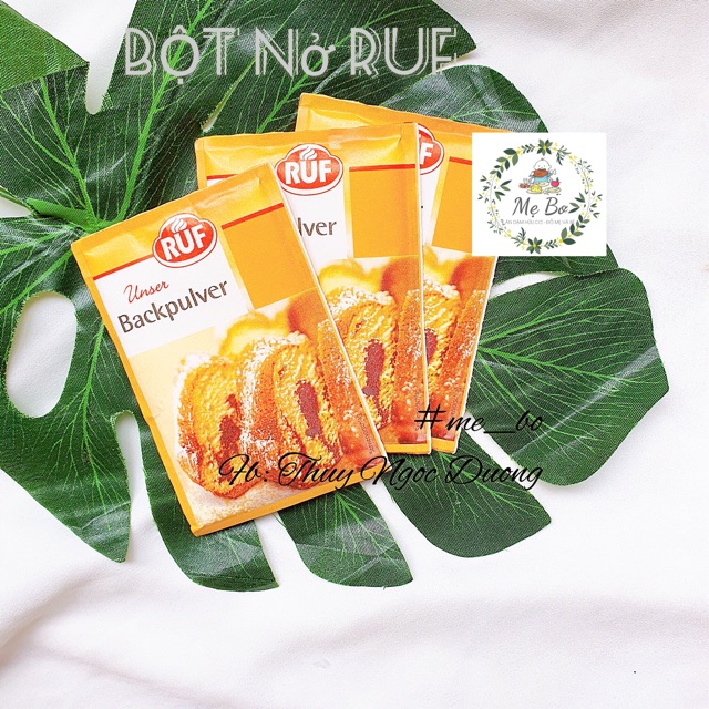 [RUF/BIOVEGAN] BỘT NỞ HỮU CƠ/THƯỜNG BACKPULVER 20g/27g