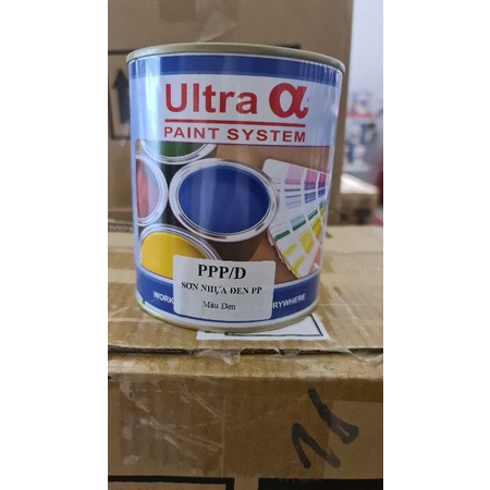 Sơn nhựa màu đen không cần lót nhựa ( mã PPP/D)