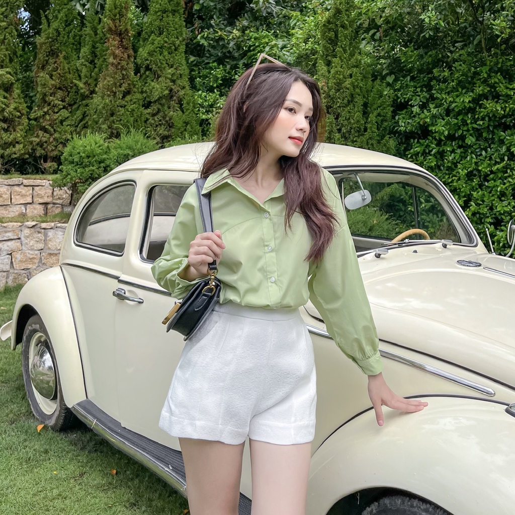 Quần Miki- Quần short lưng cao đa sắc