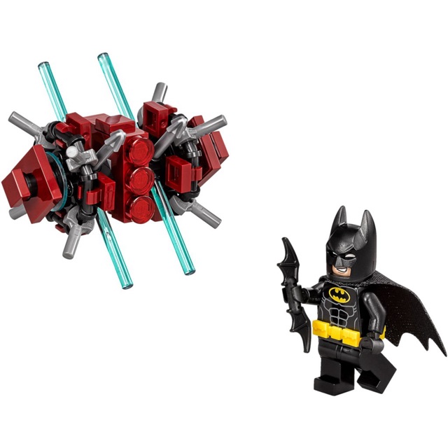 Lego UNIK BRICK DC 30522 Batman in the Phantom Zone Polybag Túi nhân vật Người dơi trong Super Heroes Siêu anh hùng.