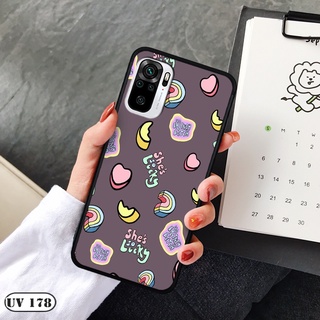 Ốp lưng xiaomi redmi note 10 - lưng nhám viền dẻo in 2d