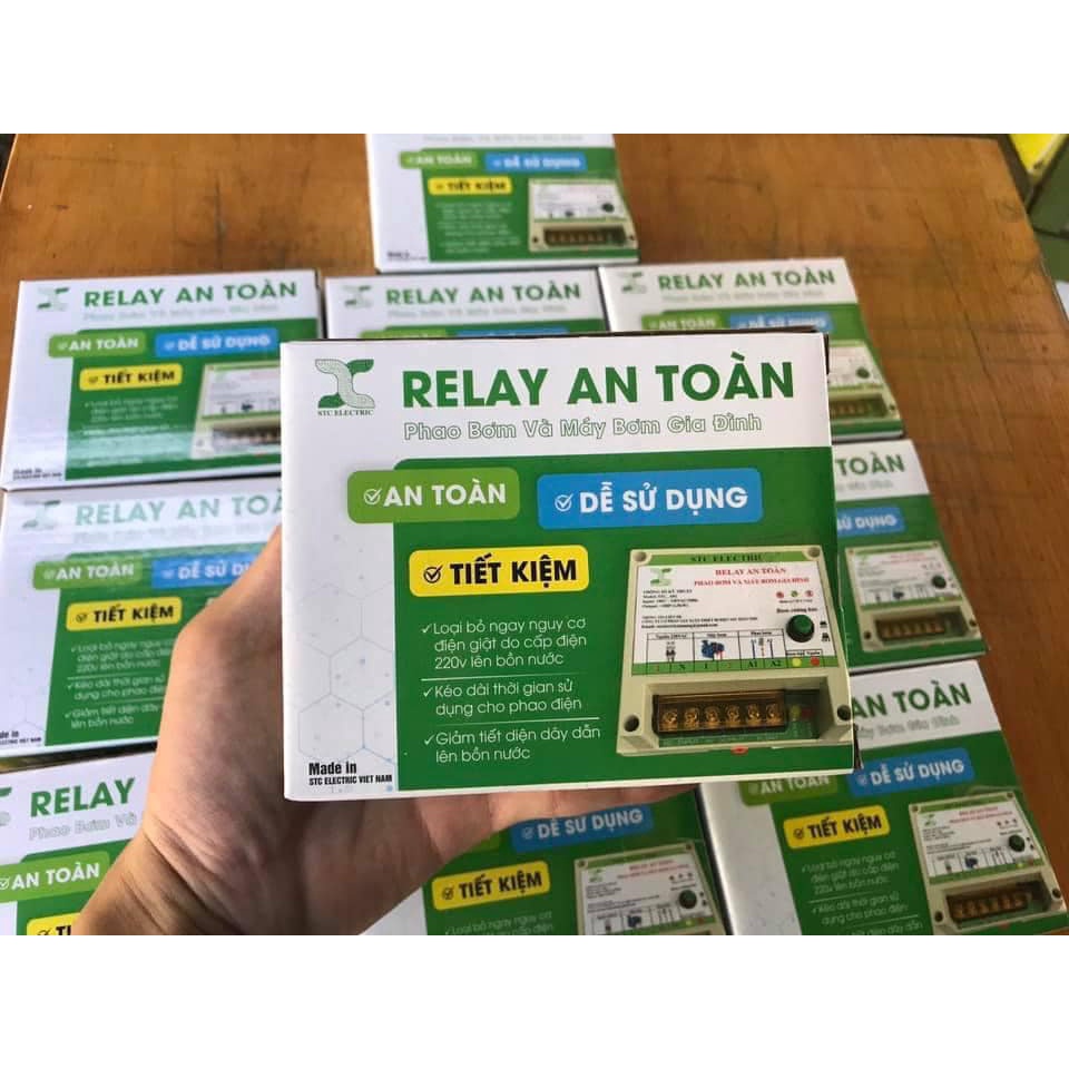 Combo Rơ le an toàn phao điện và phao điện JY-70AB