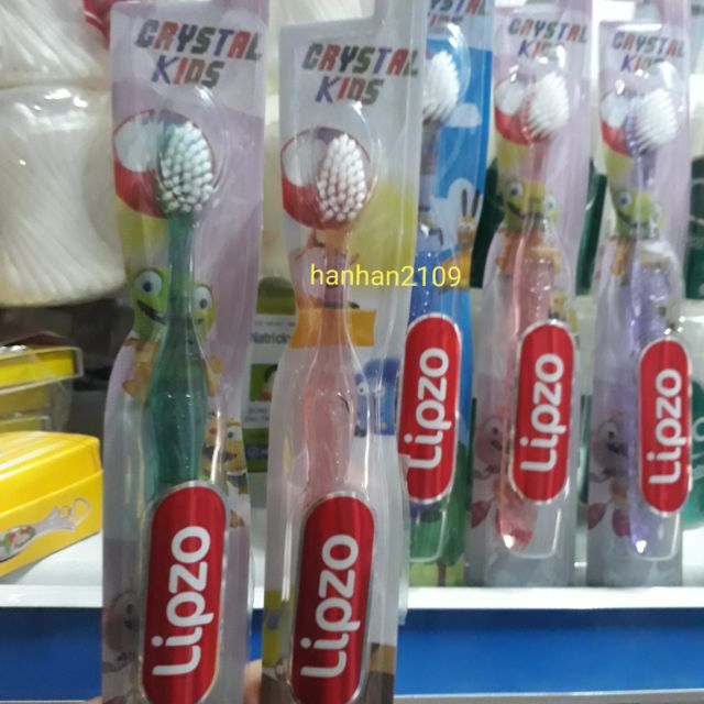 Bàn chải đánh răng Lipzo siêu mềm cho bé 1 - 5 tuổi