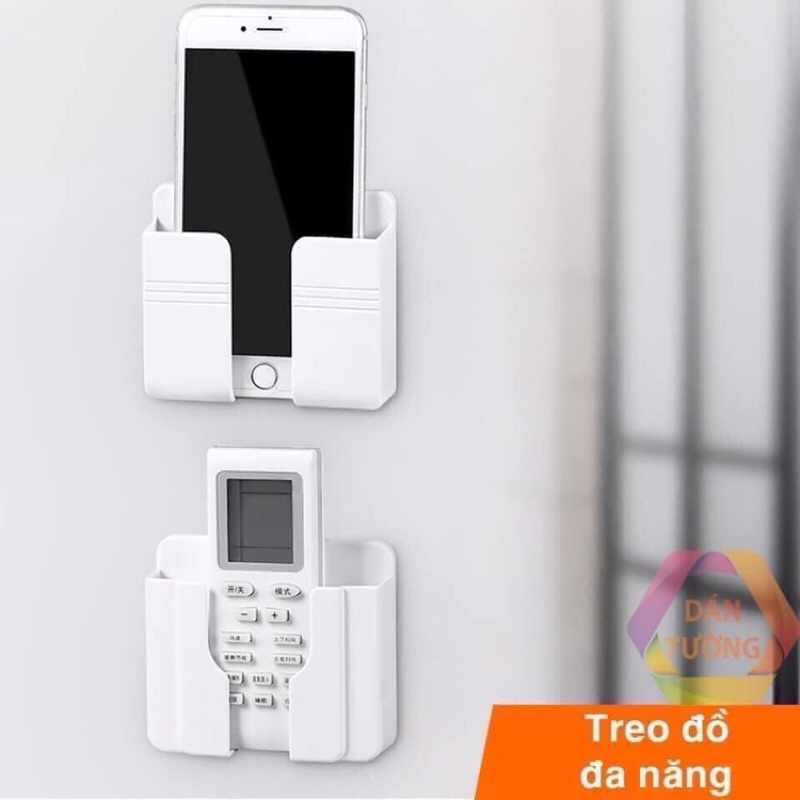 Miếng dán kèm móc treo-kệ để điều khiển,điện thoại,điều hoà tiện lợi gọn gàng bắt mắt