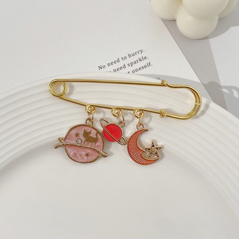 Ghim Cài Áo Họa Tiết Hoạt Hình Dễ Thương Phong Cách Nhật Bản